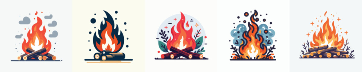 vector of a fire