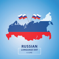 Fototapeta premium RUSSIAN LANGUAGE DAY