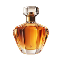An elegant perfume bottle radiating luxury and sophistication a timeless on transparent background