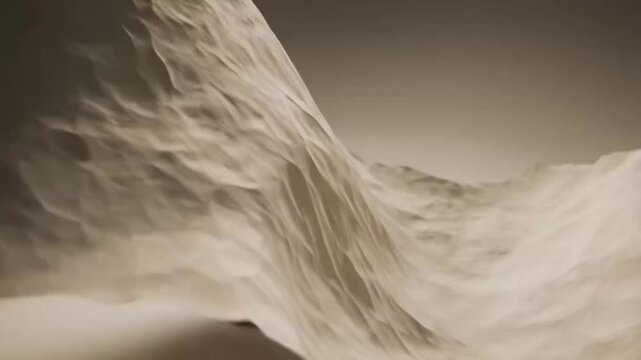 Loop-ready animation of a crinkled paper texture. Subtle movement and lighting simulate the natural shifting of wrinkled paper fibers. Seamless loop ideal for backgrounds, overlays, or vintage/handmad