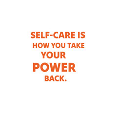 SelfCare Taking Your Power Back