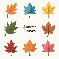 Autumn Leaves set