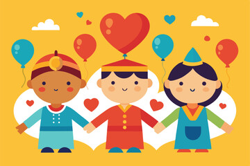 Children's Day vector illustrations