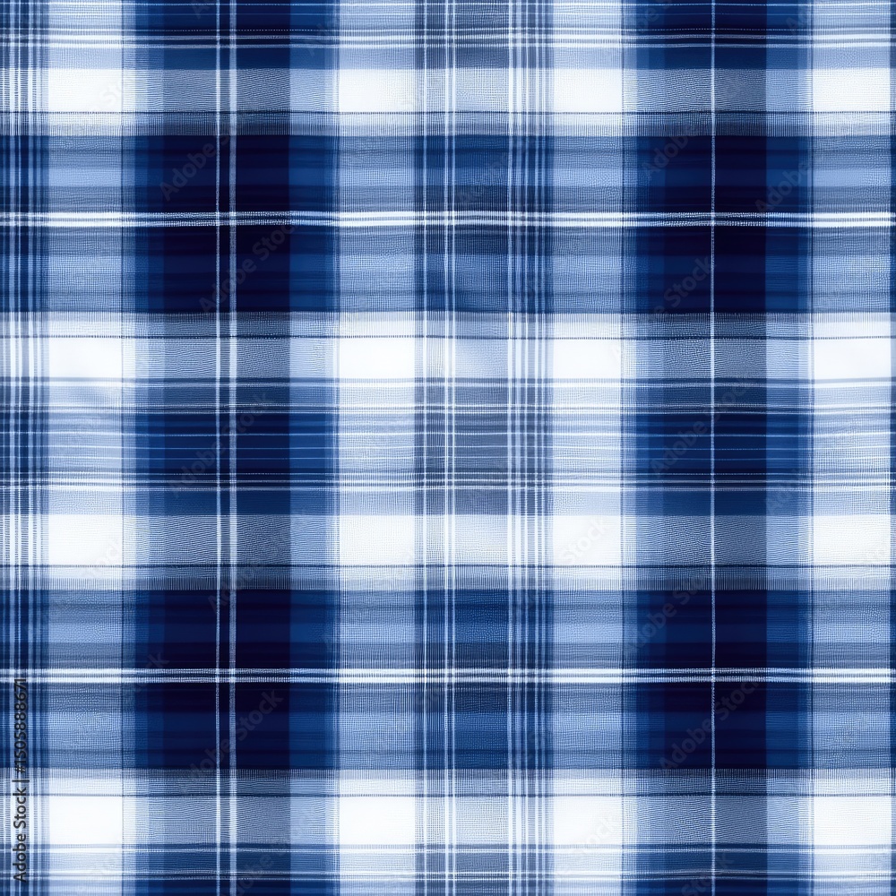 Poster intricate lines form a seamless scottish tartan plaid design featuring gray and ivory, suitable for 