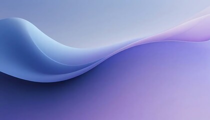 A calming wave of light blue and lavender colors create a serene abstract background design element.