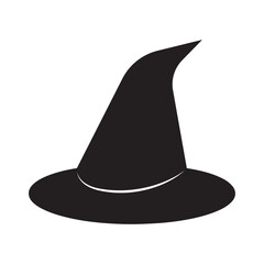 a vector illustration of a Halloween hat on white background.eps