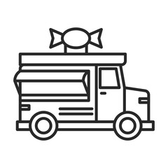 Food truck icon element