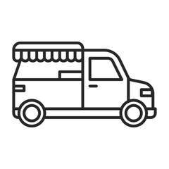 Food truck icon element