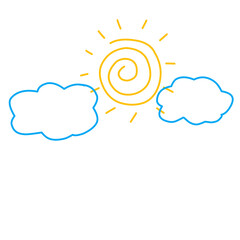 sun and clouds