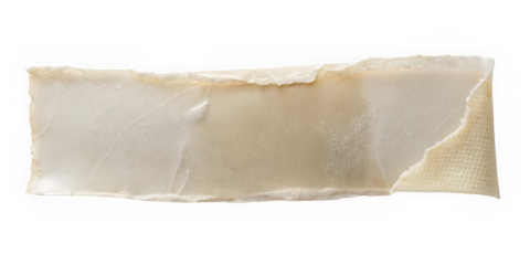 Close-up of an artistic, translucent adhesive bandage with delicate textures and a soft color palette, ideal for creative medical themes.