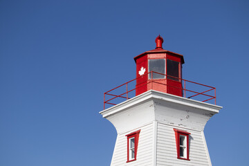 PEI lighthouse on the coast