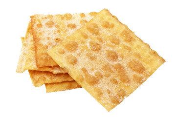 Oreillettes (Provençal fritters, south of France) / Transparent background