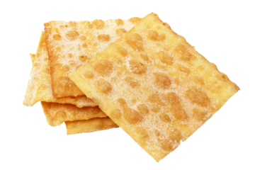 Oreillettes (Provençal fritters, south of France) / Transparent background