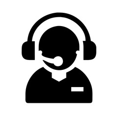 Silhouette 24 hour support icon on transparent background for web and graphic design