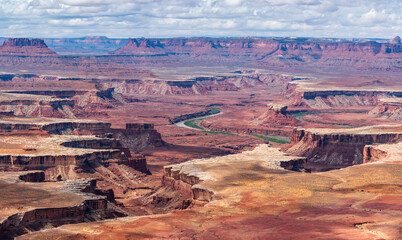 View of Colorado River basin from Dead Horse Point, Moab, Utah, USA