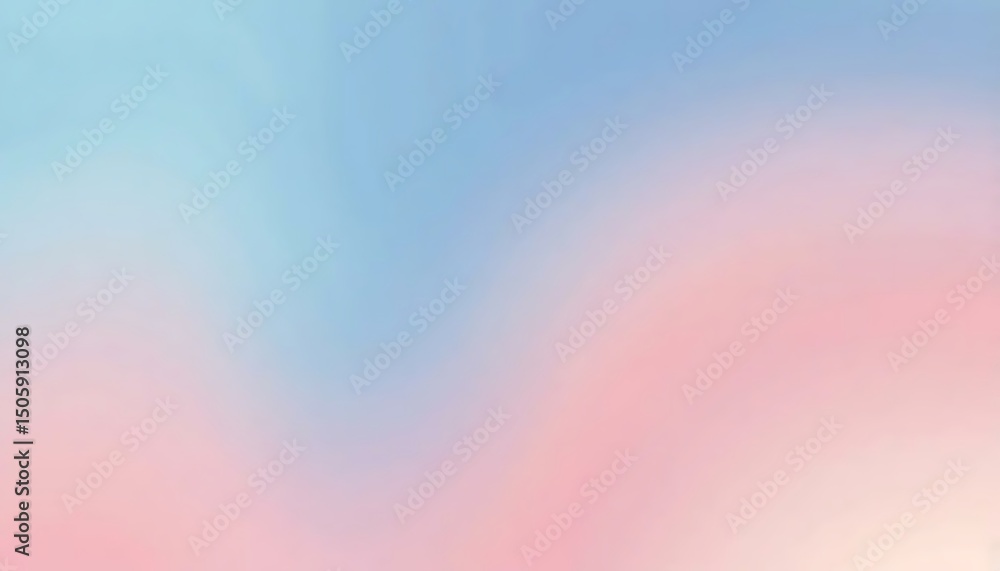 Poster abstract layers curve with violet, pink, and orange hues creating dynamic, flowing gradient design.