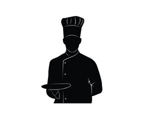 chef silhouette of a man