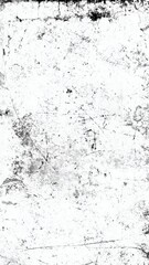 Blurred black and white scratched grunge isolated on background, old film effect. Distressed retro paper cracked texture overlays for space or text.