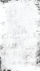 Blurred black and white scratched grunge isolated on background, old film effect. Distressed retro paper cracked texture overlays for space or text.