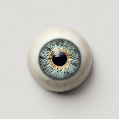 Detailed Realistic Close-up of a Human Eye.