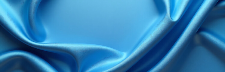 blue silk satin background provides elegant setting sophisticated design clean lines
