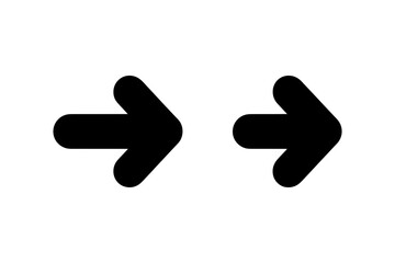 Two black arrows pointing to the right side