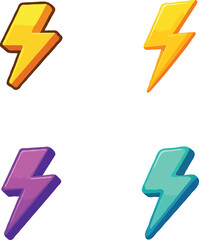 3d lightning bolt