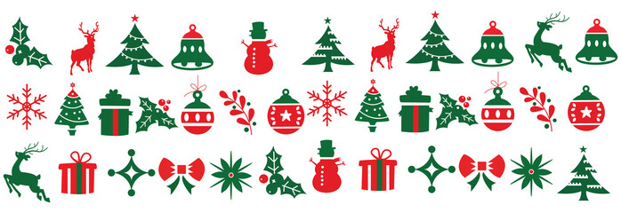 Christmas design elements, vector set