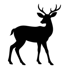 Majestic Deer Silhouette