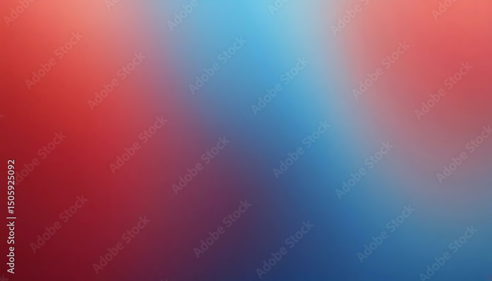 Aufkleber abstract waves of vibrant blue and red color gradients flow smoothly across the image plane.