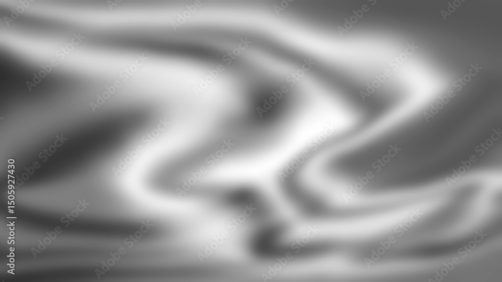Poster abstract grayscale background with smooth flowing waves and subtle light variations