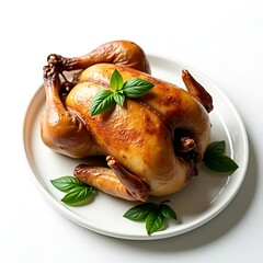 Baked chicken wings in a sweet chili sauce