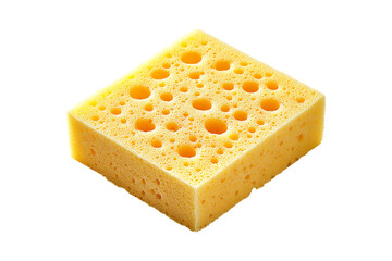 Sponge for washing dishes isolated on transparent background