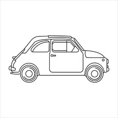 Here's the sentence:

Automotive vector illustration of a sports utility vehicle for transport and road design