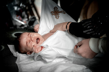 infant baptism, Orthodox Christian rites for believers in the church