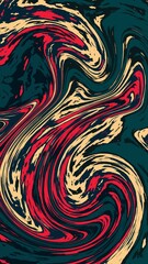 Fototapeta premium digital art in liquid form, watercolor. background