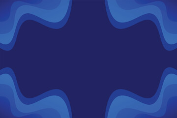 Abstract blue background. Modern simple blue geometric design. Minimal shapes. Suit for booklet, brochure, banner, poster, website, flyer, cover, corporate, backdrop. Vector illustration