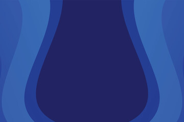 Abstract blue background. Modern simple blue geometric design. Minimal shapes. Suit for booklet, brochure, banner, poster, website, flyer, cover, corporate, backdrop. Vector illustration