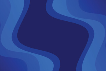 Abstract blue background with smooth waves