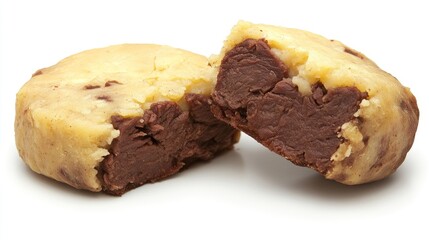 Escondidinho de Carne Seca, Brazilian shepherd's pie with dried beef and mashed cassava, white background