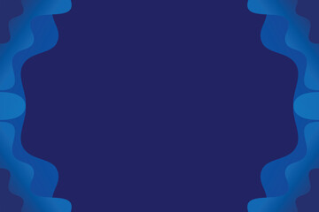 Abstract blue background. Modern simple blue geometric design. Minimal shapes. Suit for booklet, brochure, banner, poster, website, flyer, cover, corporate, backdrop. Vector illustration