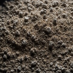 Surface-level view showing powder texture inside compact.