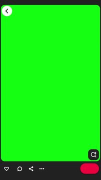 Pinterest Share UI Overlay with In and Out Animation &ndash; Social Media Pin Interface Mockup for Marketing Presentations and Sizzle Reels (Greenscreen Version)