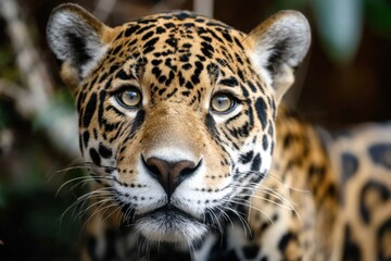 Obraz premium close up portrait of a leopard