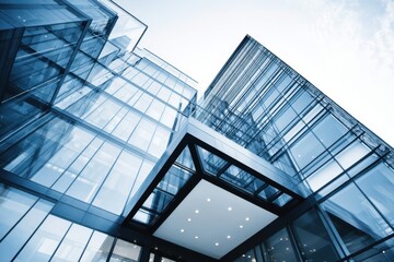 A Modern Architectural Structure with Intricate Design Elements Seen