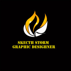 Creative Flame Logo – Editable Vector Template