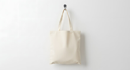 Blank Tote Bag Mockup Eco-Friendly Canvas Bag Design Template