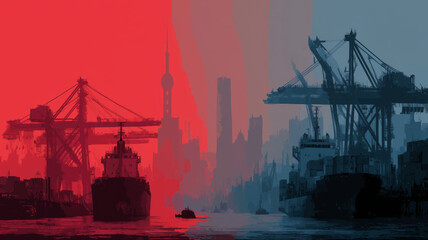 Rising tensions in global trade as China and United States clash over policies