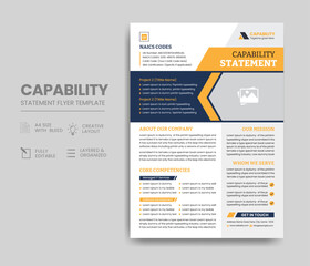Capability Statement Template Design