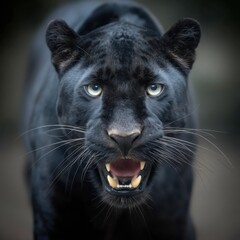 Stunning Black Panther Portrait A Powerful and Majestic Animal